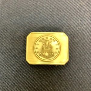 Silver Air force academy belt Buckle